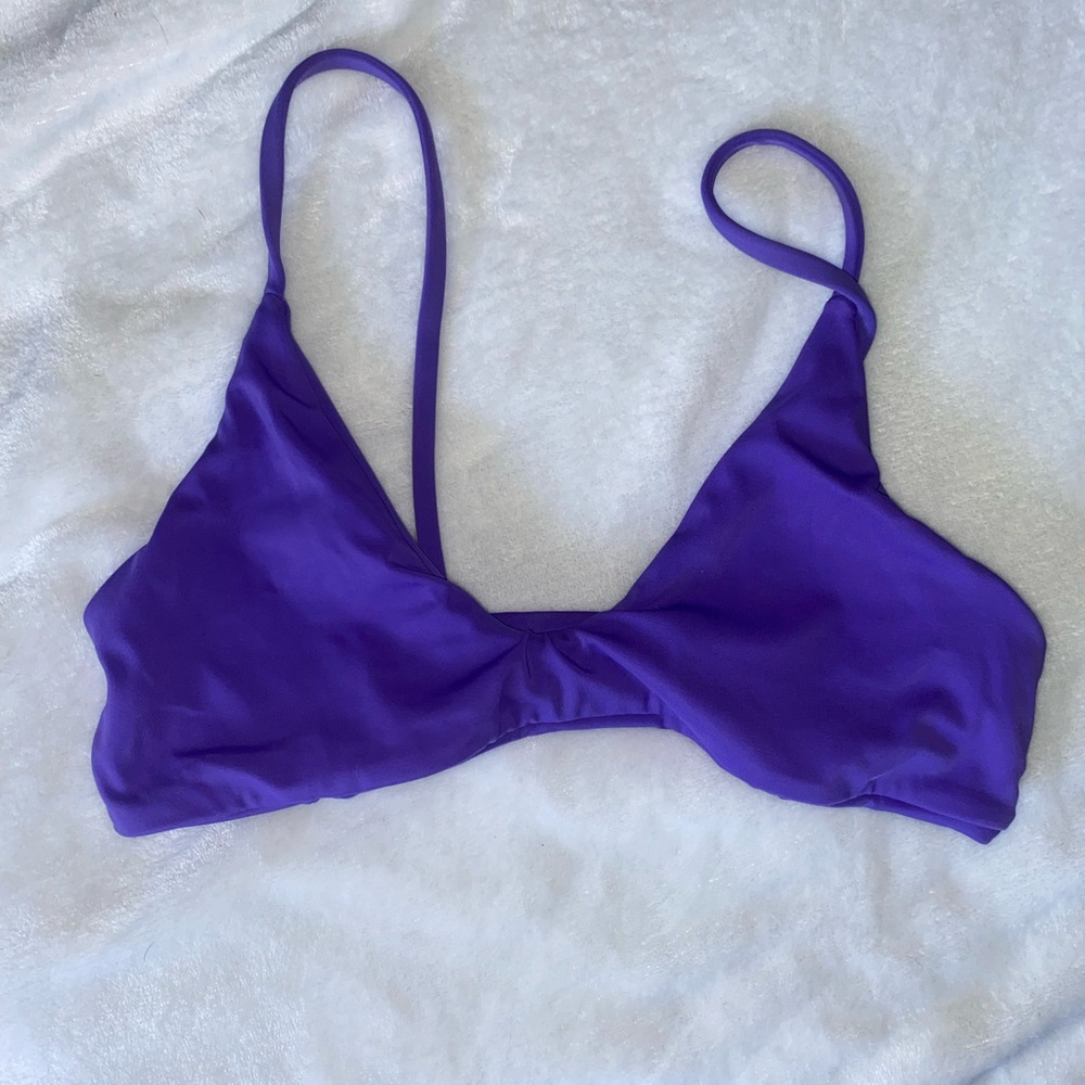 Ola feroz classic purple bikini top